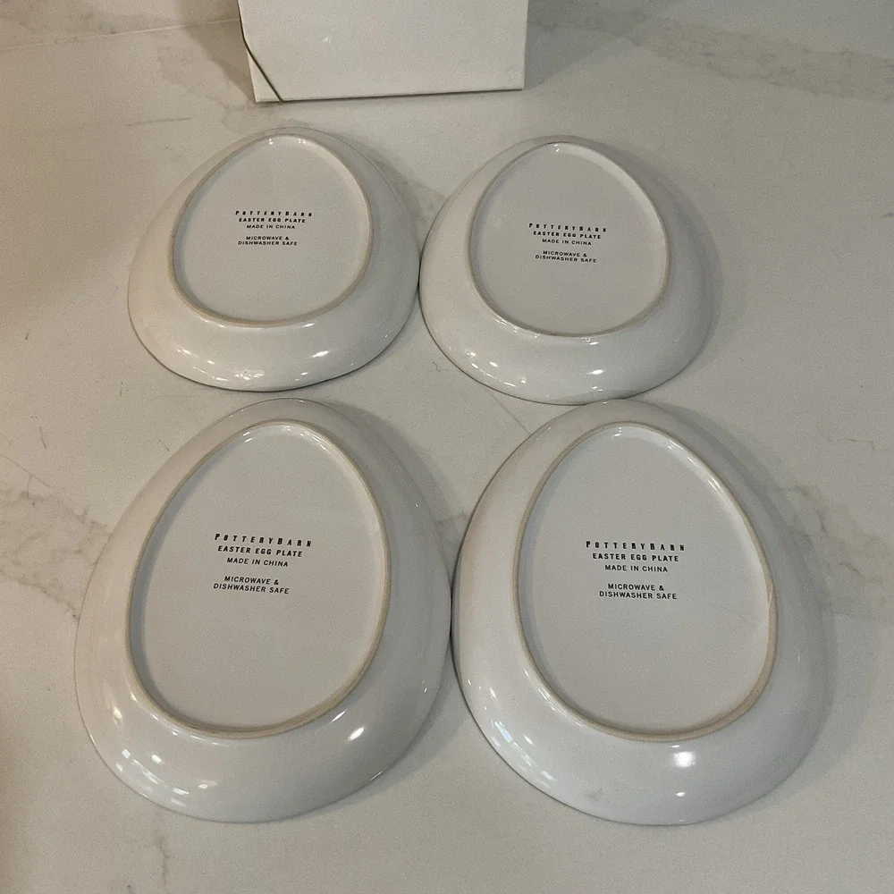 4 Pottery Barn Easter Plates 8